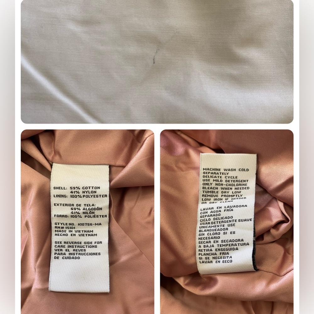 Kate Spade Scalloped Belted Hood Trench Coat - Picture 14 of 16